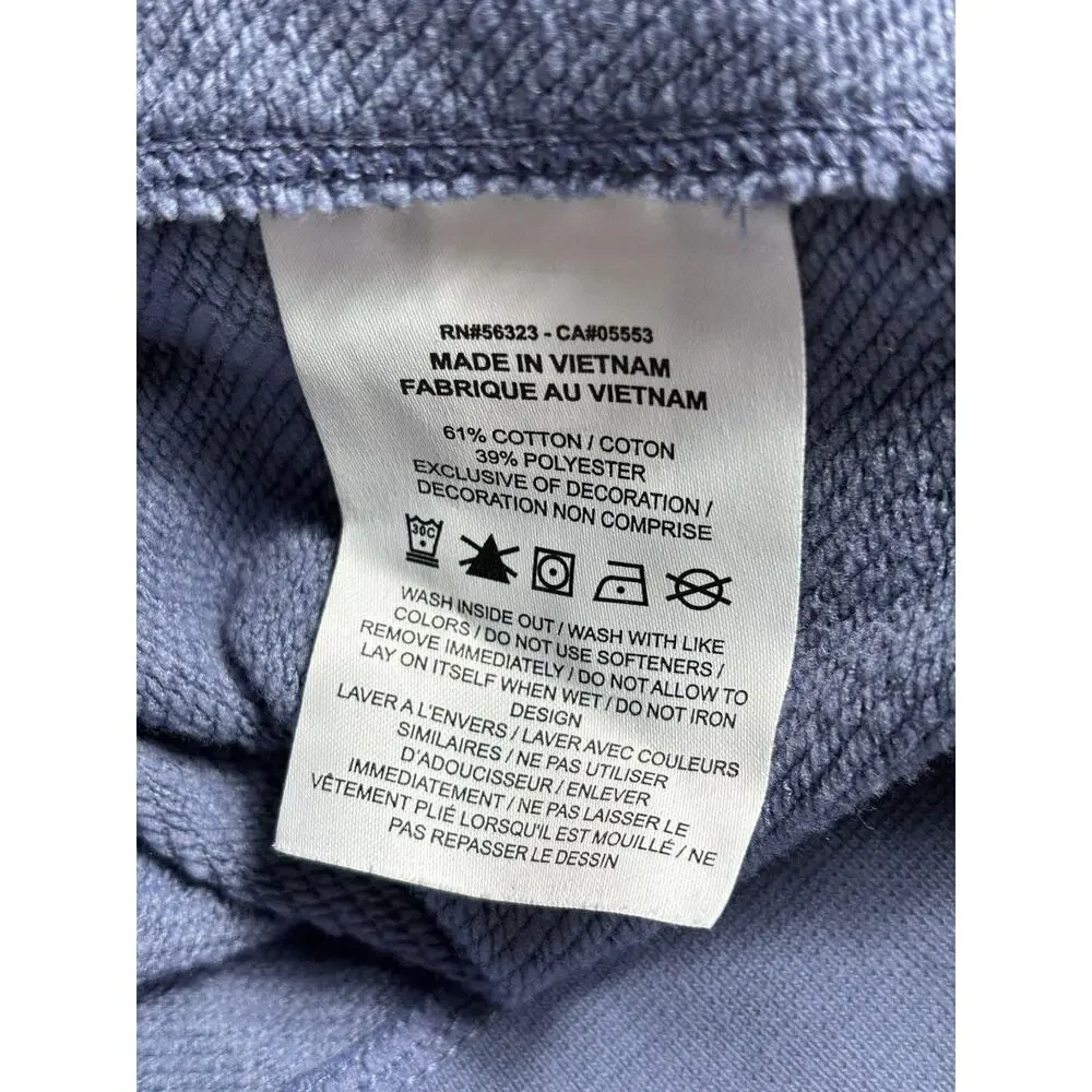 Nike Light Blue Cropped Sweatshirt with Glitter Swoosh